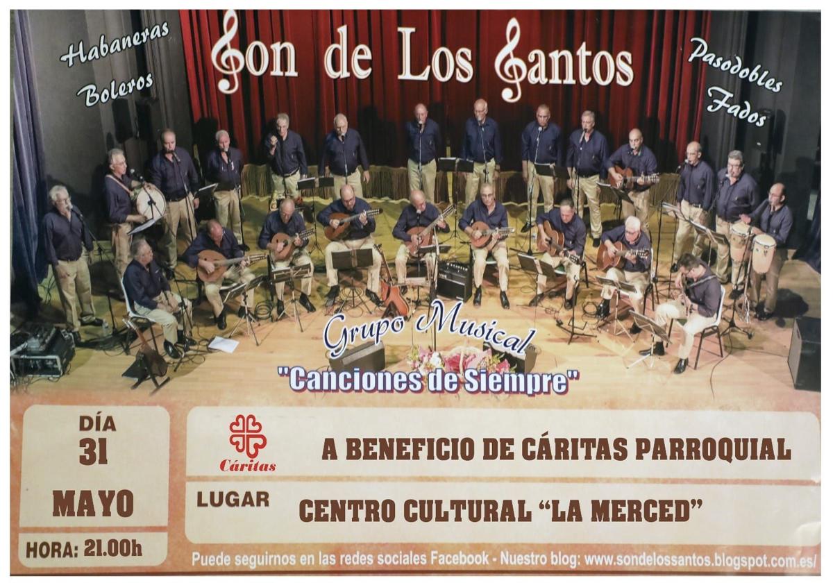 Cartel del concierto en Llerena