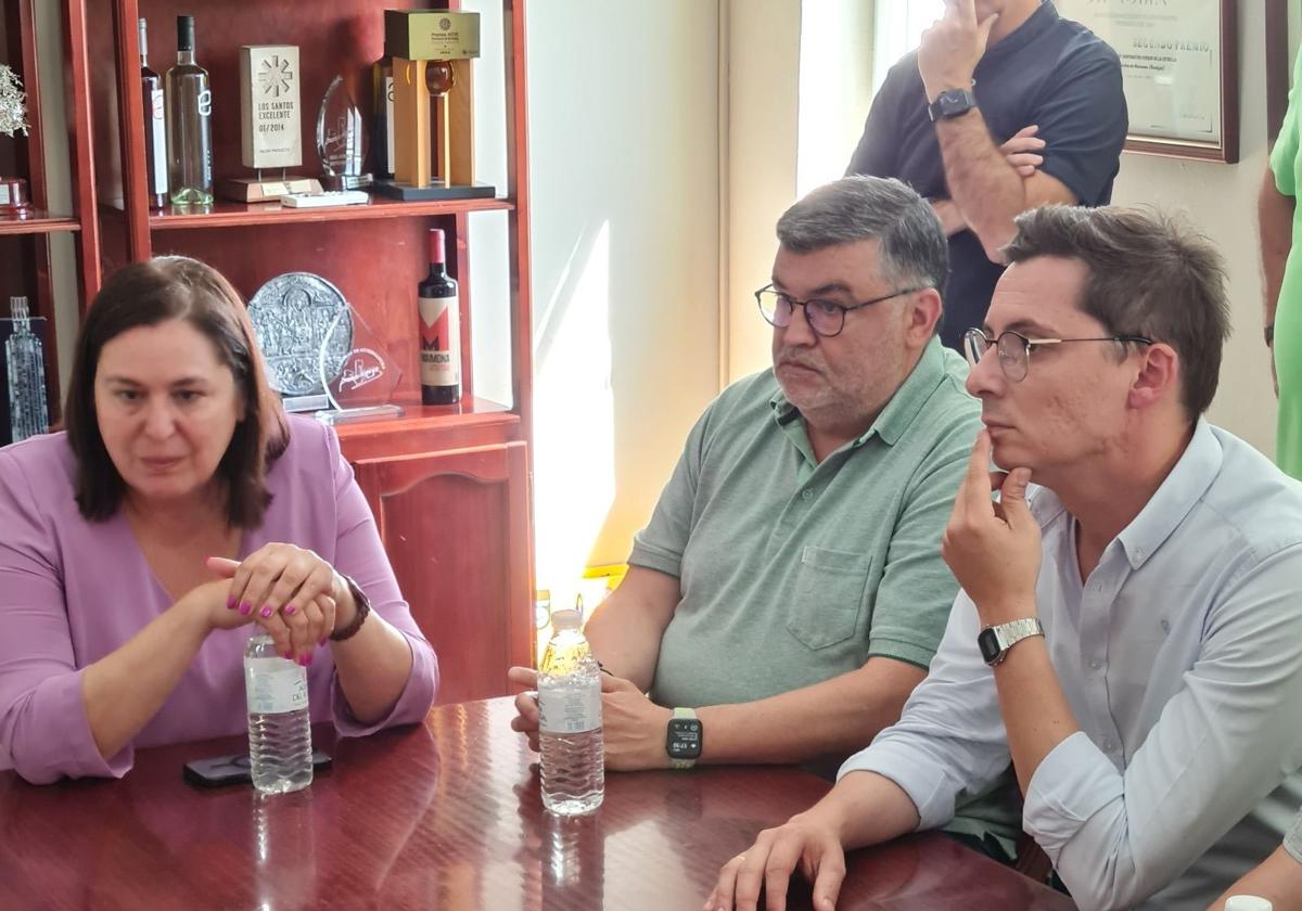 Begoñña García junto a Lavado Barroso