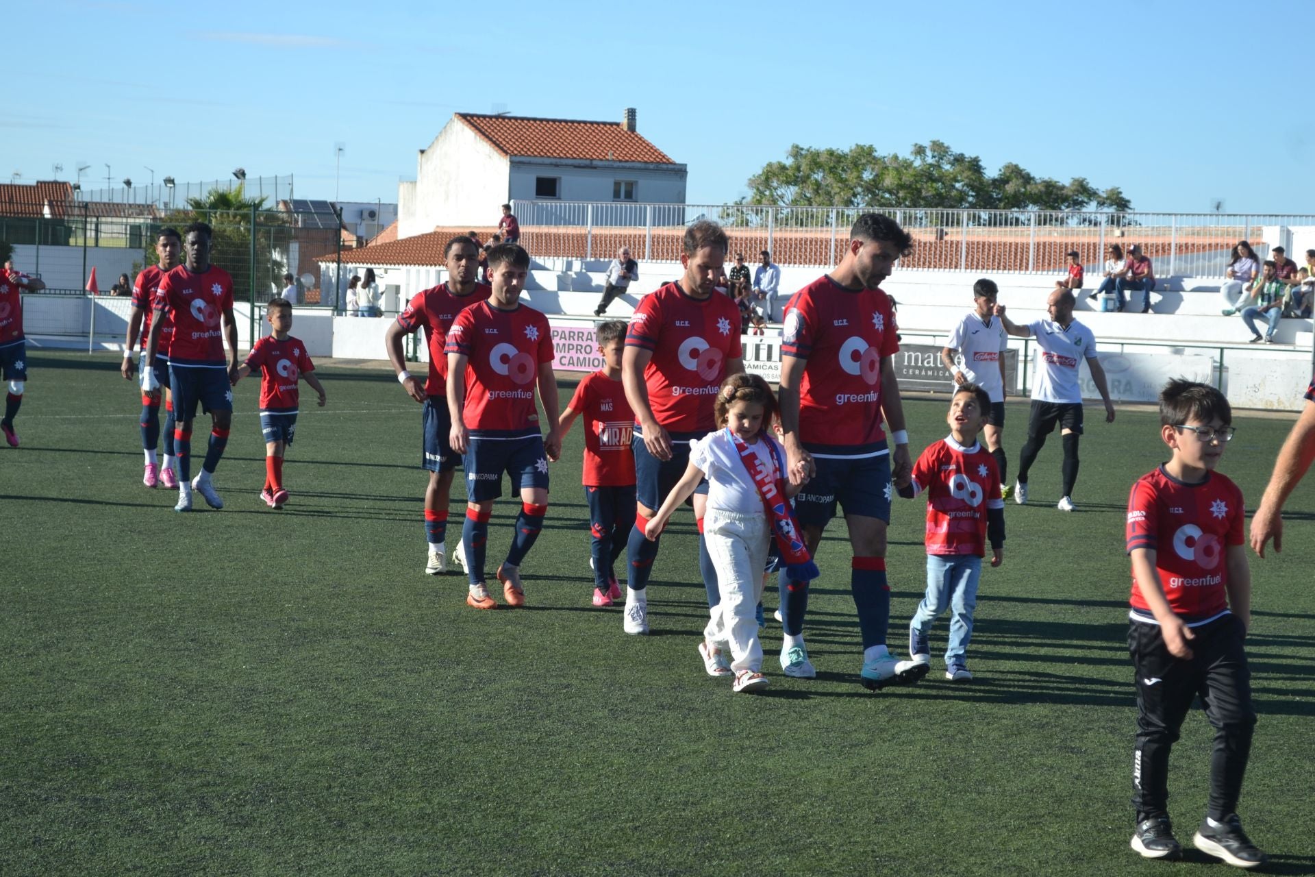 Inicio de un partido de la Yeyi