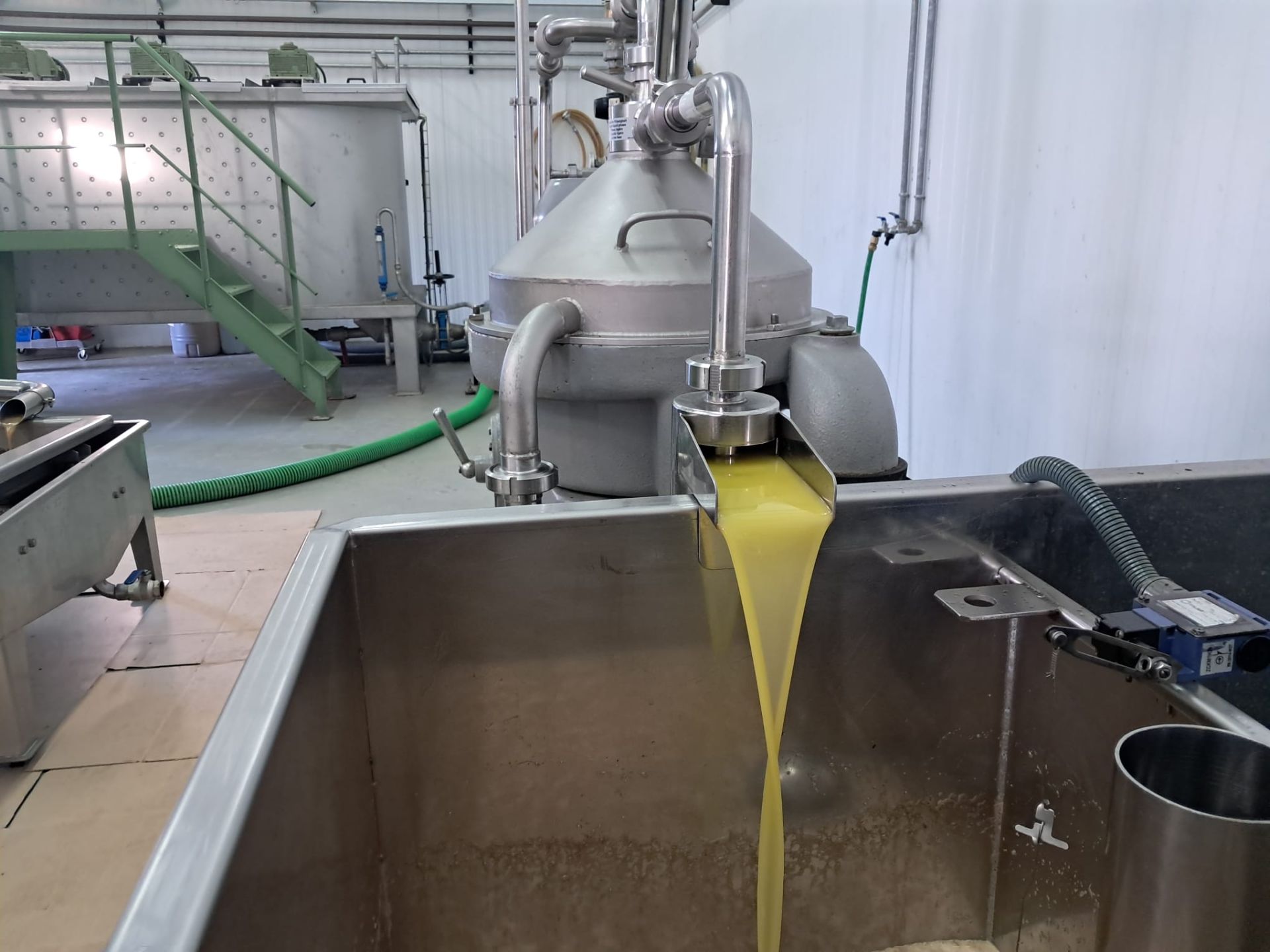 Puro zumo de aceite de oliva Virgen Extra ecológico