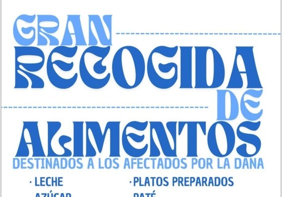 Cartel anunciador de la acción