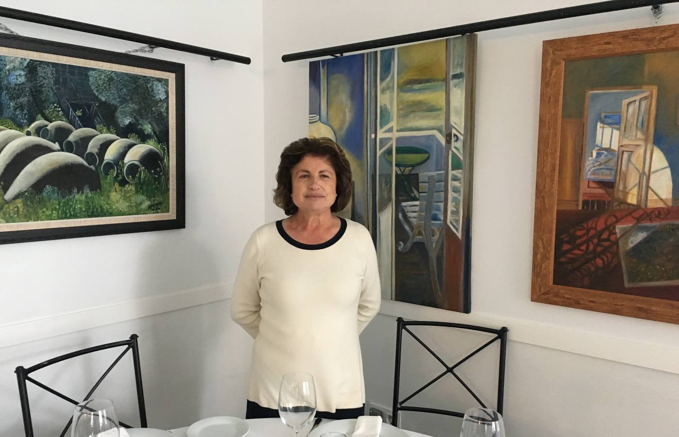 Mª Teresa Rodríguez muestra por primera vez al público su pintura