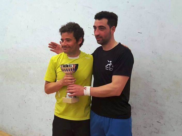 David Cobos y Santi Galeas disputaron la final del Open de Extremadura que iría a manos del pacense