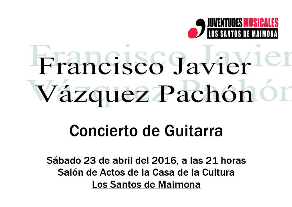 Cartel informativo del concierto