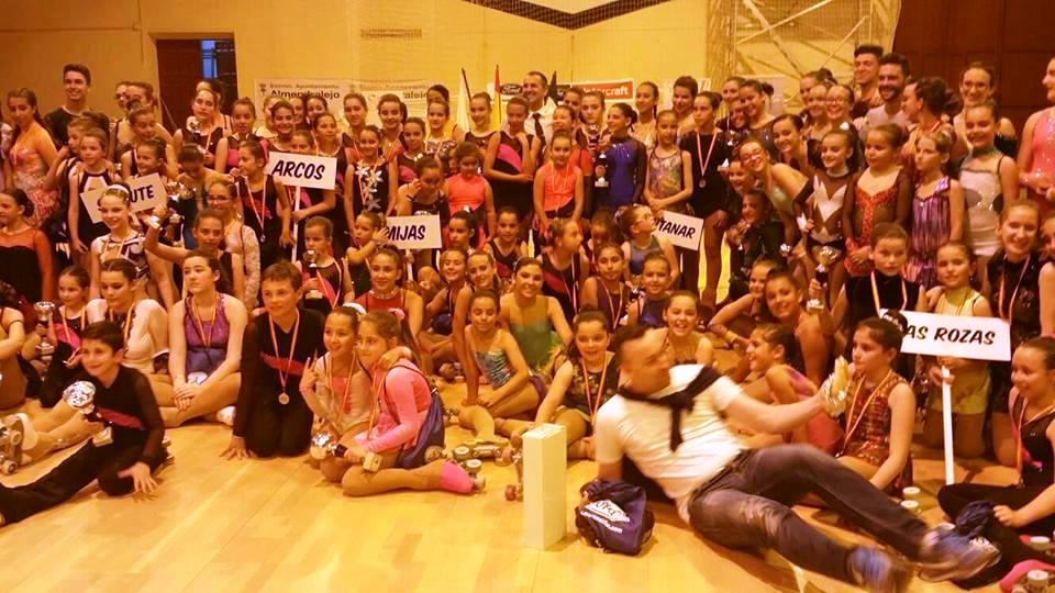 Gran actuación de las patinadoras santeñas en el Trofeo Nacional de Patinaje Artístico