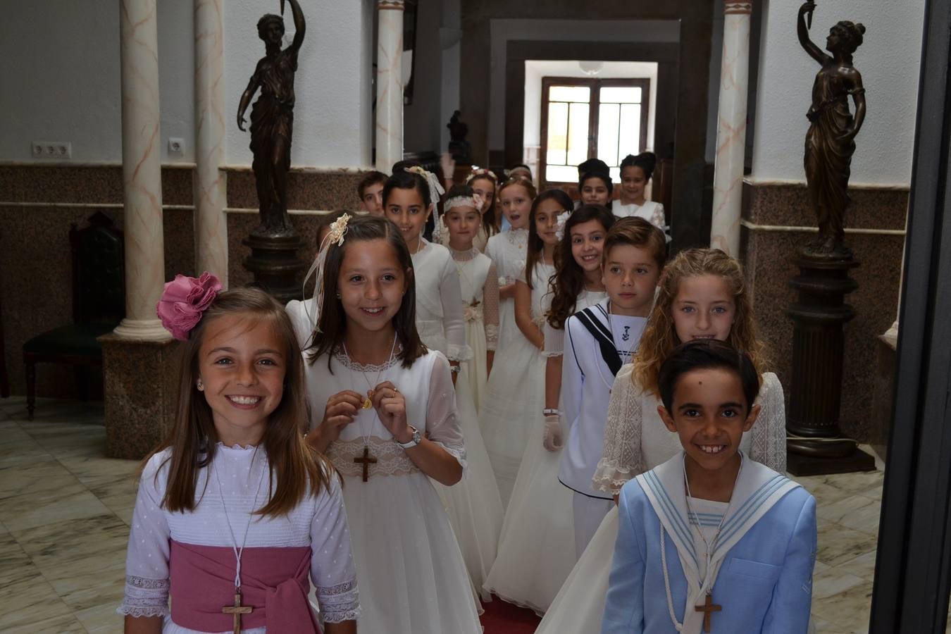 Preparados para la ceremonia 