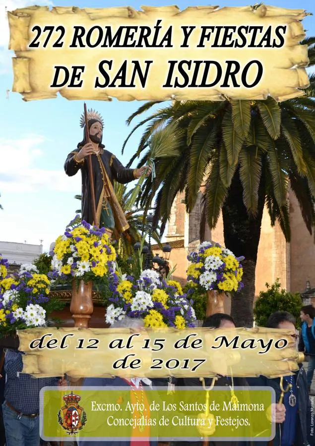 Cartel de la romería de San Isidro 2017