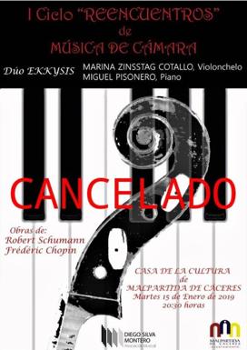 Cancelado I Ciclo 'Reencuentros' de Música de Cámara