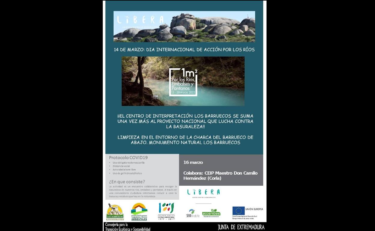 El CI Barruecos Monumento Natural celebra el Día Internacional de Acción por los Ríos 