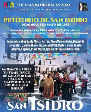 Los malpartideños recorrerán las calles de la localidad durante el Petitorio de San Isidro 