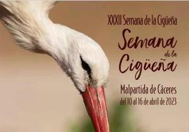 La XXXII Semana de la Cigüeña de Malpartida de Cáceres se celebrará entre el 10 y el 16 de abril