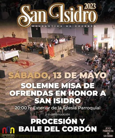 Malpartida celebra la Misa de Ofrendas en honor a San Isidro