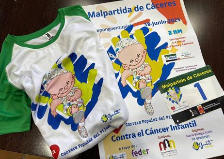 Imagen secundaria 1 - Malpartida de Cáceres se une a Garabato contra el cáncer infantil
