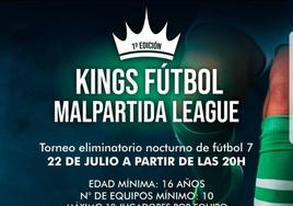 Llega la primera edición del torneo Kings Fútbol Malpartida League