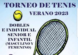 Se amplía el plazo de inscripción para el Torneo de Tenis del Verano