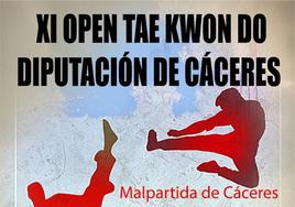 Malpartida acoge el XI Open Taekwondo Diputación de Cáceres