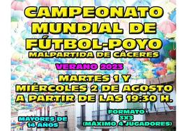 Vuelve a la Plaza Mayor el Campeonato Mundial de Fútbol-Poyo