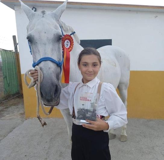 La malpartideña Rocía García, tercer puesto en el Campeonato de Doma Vaquera de Extremadura