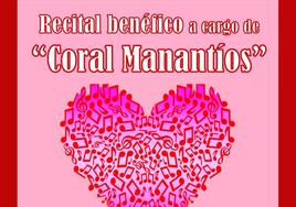 La Coral Manantíos ofrece un recital benéfico para la AECC