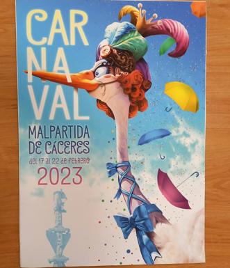 Juan Diego Ingelme gana el Concurso del Cartel de Carnaval de Malpartida de Cáceres
