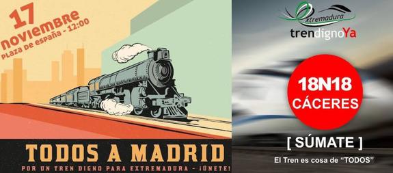 Malpartida de Cáceres se suma a la petición de un Tren Digno para Extremadura