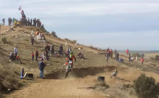 Samuel Tapia durante una carrera 