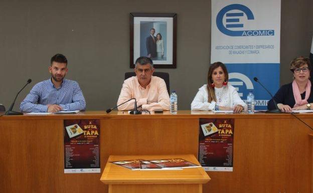 Juan Domingo Eugenio, Antonio Díaz y Raquel Sánchez presentan la Ruta de la Tapa 