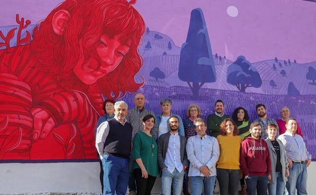 Miembros de la formación de Unidas por Miajadas 