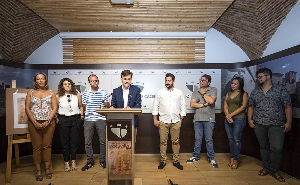 Acto de presentación del progama Estivalia 