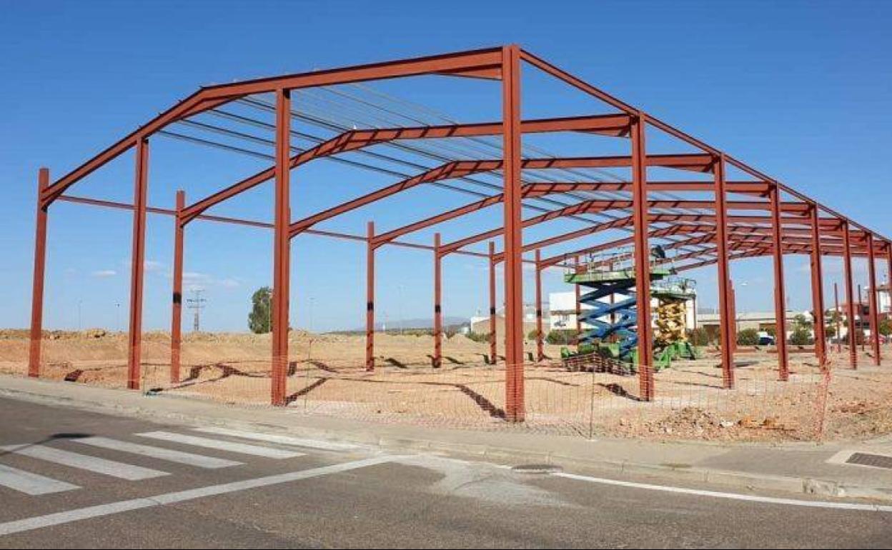 Imagen del estado de las obras 