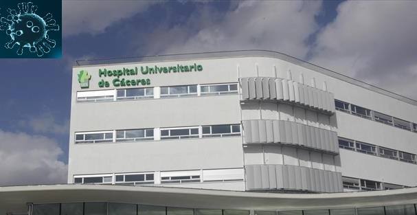 Hospital de Cáceres donde se encontraba ingresado el vecino de Miajadas 