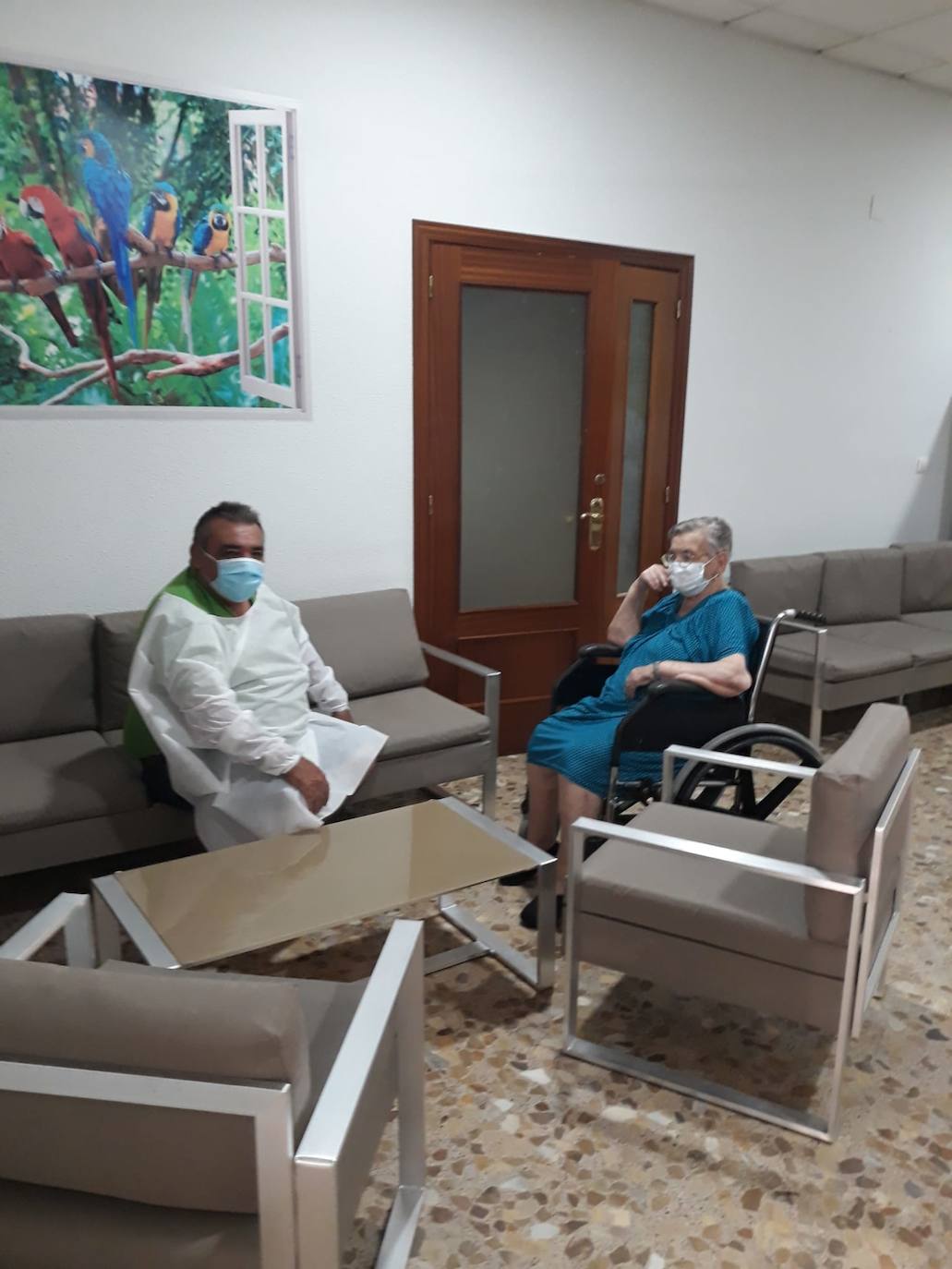 Unas visitas que anhelaban las familias, tanto residentes como familiares 