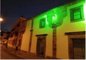 Fachada del Palacio Obispo Solís durante este fin de semana 