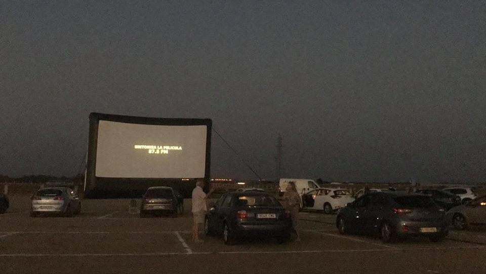 Inauguración del autocine de Miajadas 