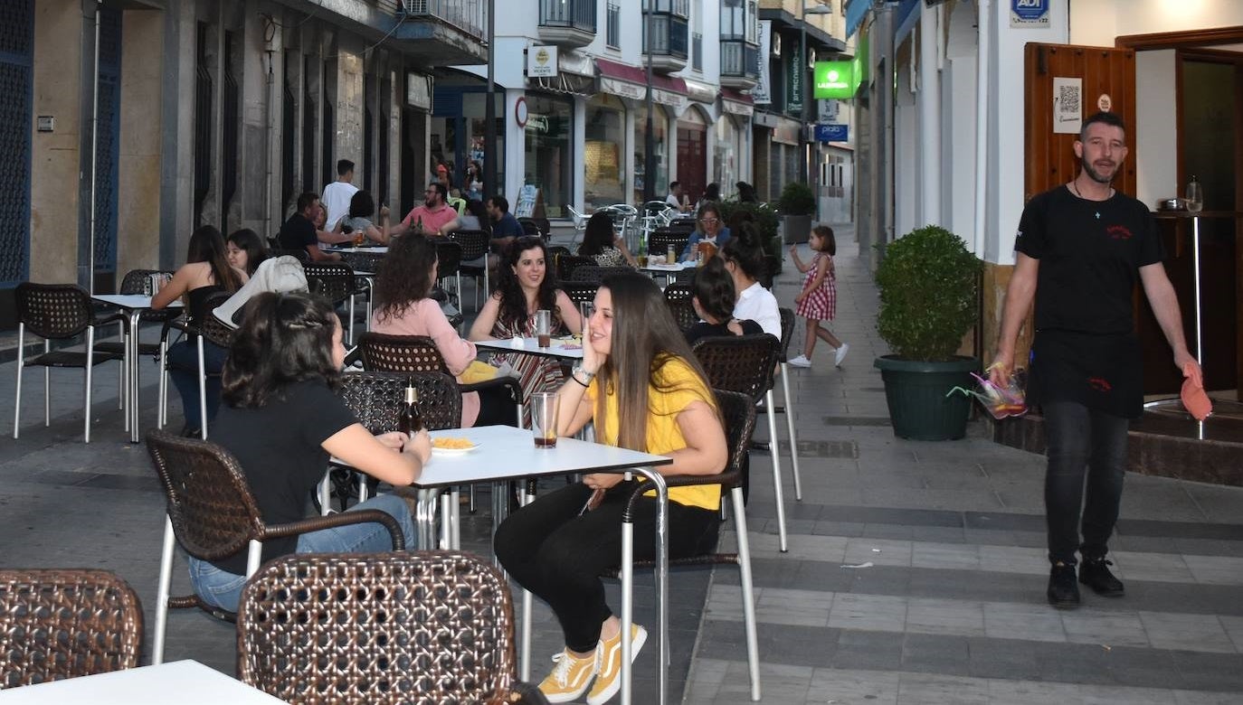 Terraza del Bar Alambique en Miajadas 
