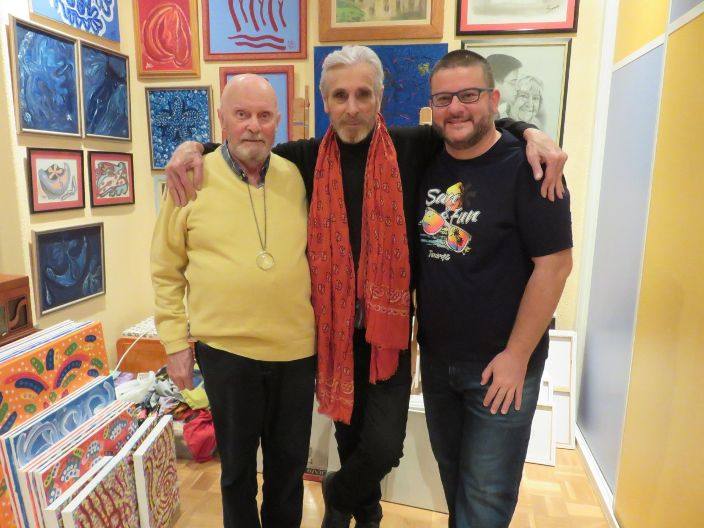 Mills Fox, Enrique Valero y Julio Santiago 