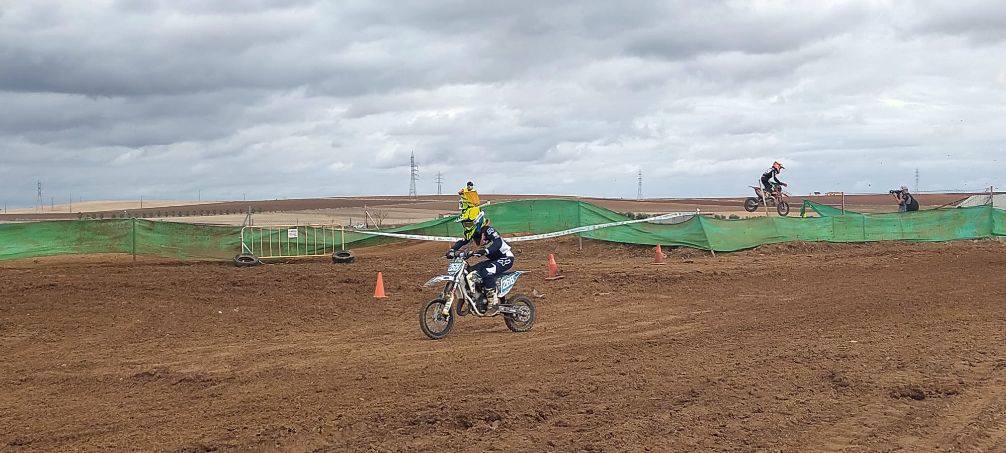 Samuel durante esta cuarta y última competición del nacional 