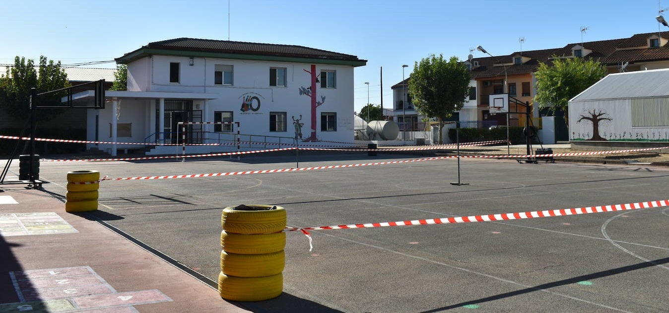 Patio del CEIP Nuestra Señora de Guadalupe en Miajadas 