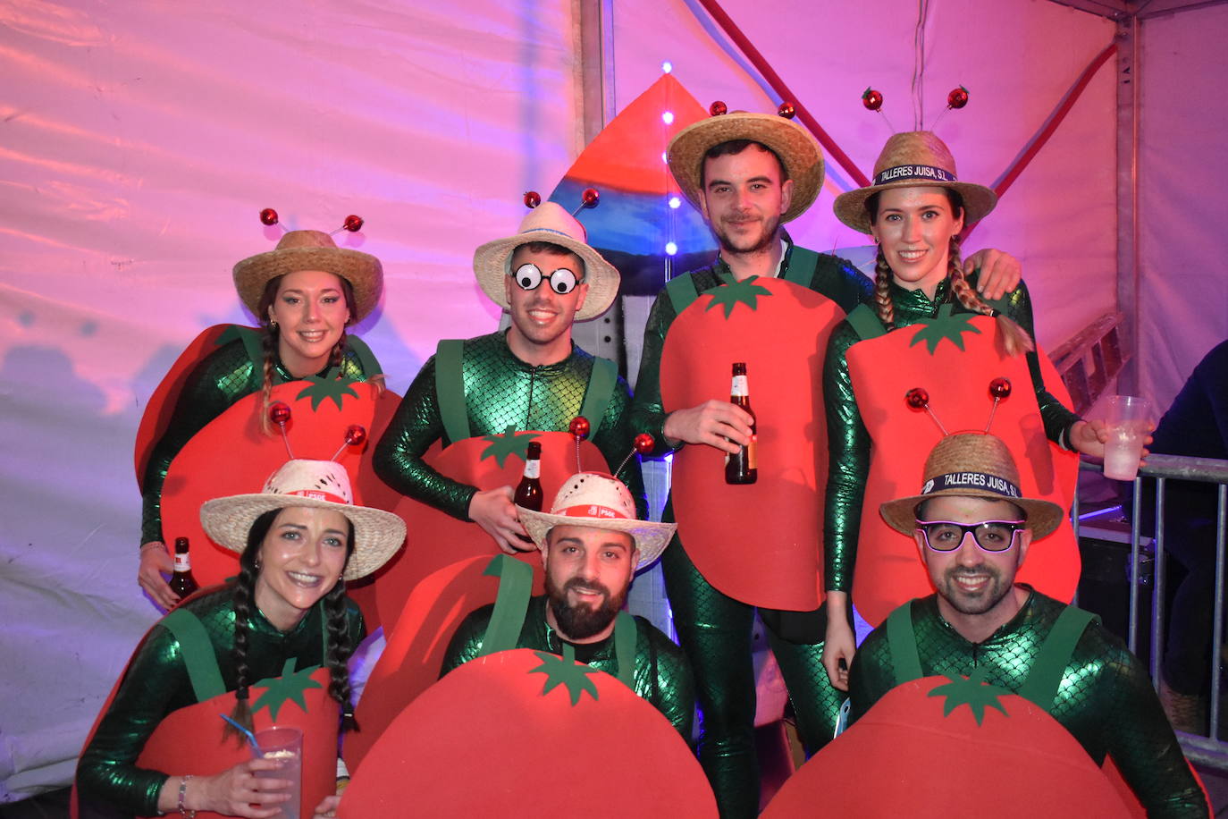 El tema del pasado carnaval fue 'La huerta miajadeña', con más de 500 personas en la carpa 