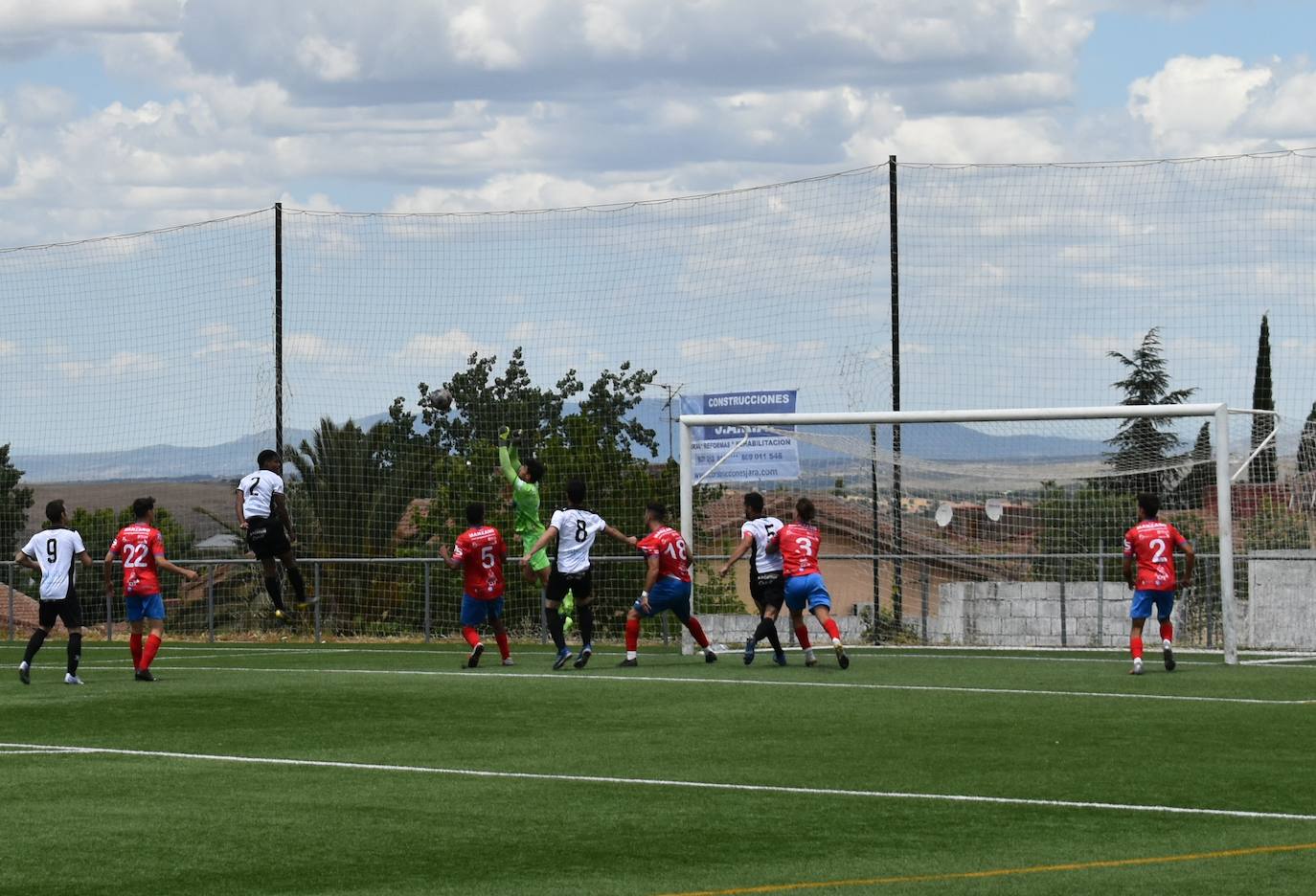Una de las últimas jugadas de la prórroga en el área diocesana 