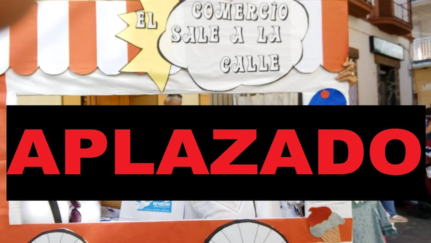 Se aplaza la iniciativa 'El comercio sale a la calle'