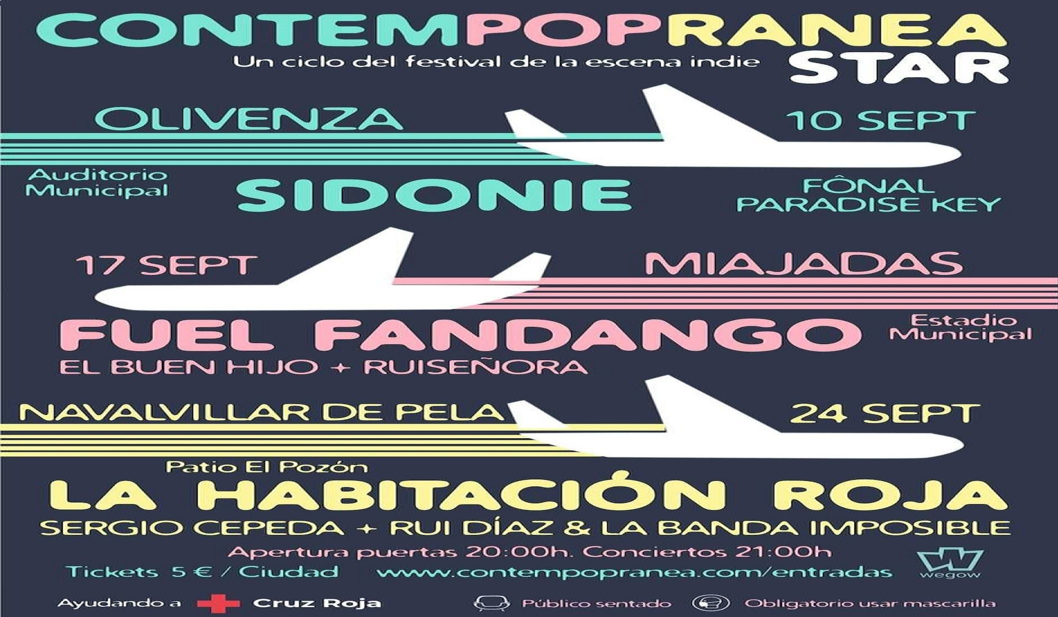 El ciclo del festival Contempopránea llegará a Miajadas el 17 de septiembre