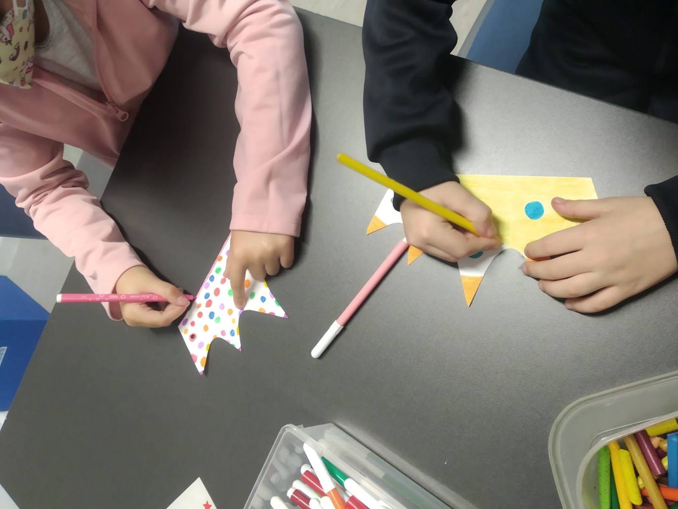 Actividades realizadas por los pequeños en la Ludoteca 