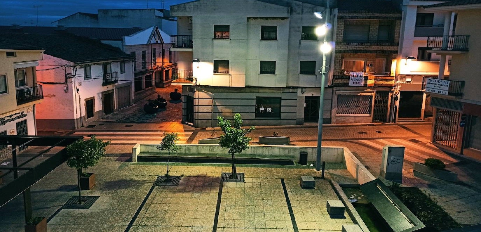 Los sucesos tuvieron lugar en una de las calles céntricas, próxima a la Plaza La Llanada. 