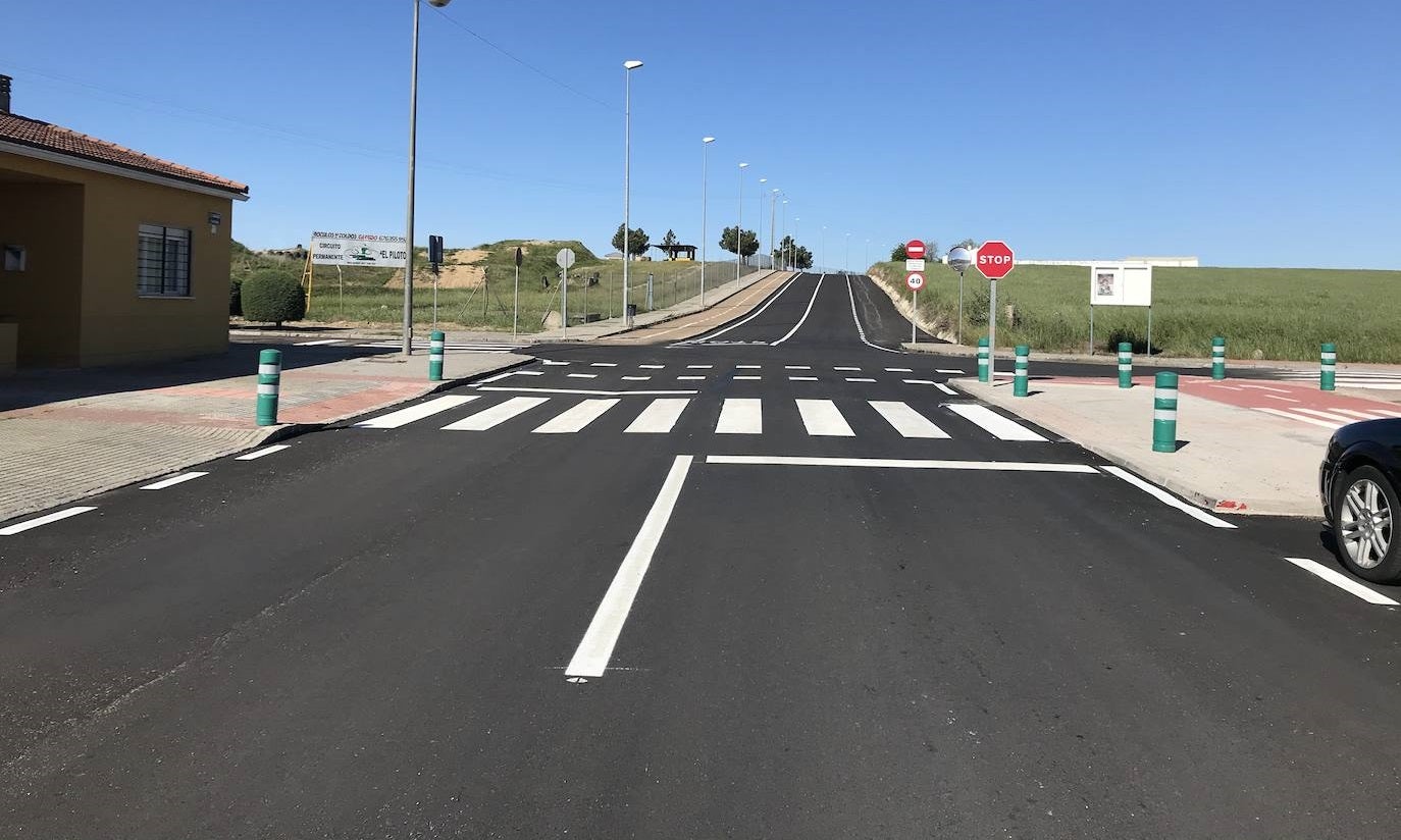Avenida 8 de marzo y ronda del Polígono en el tramo del Motocross 