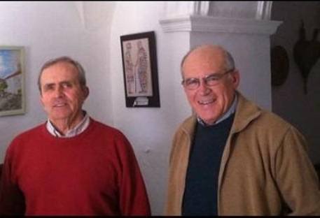 Don Enrique Gómez (Izq) y don Agustín Cornejo (dcha) llegaron a Miajadas en el año 68 