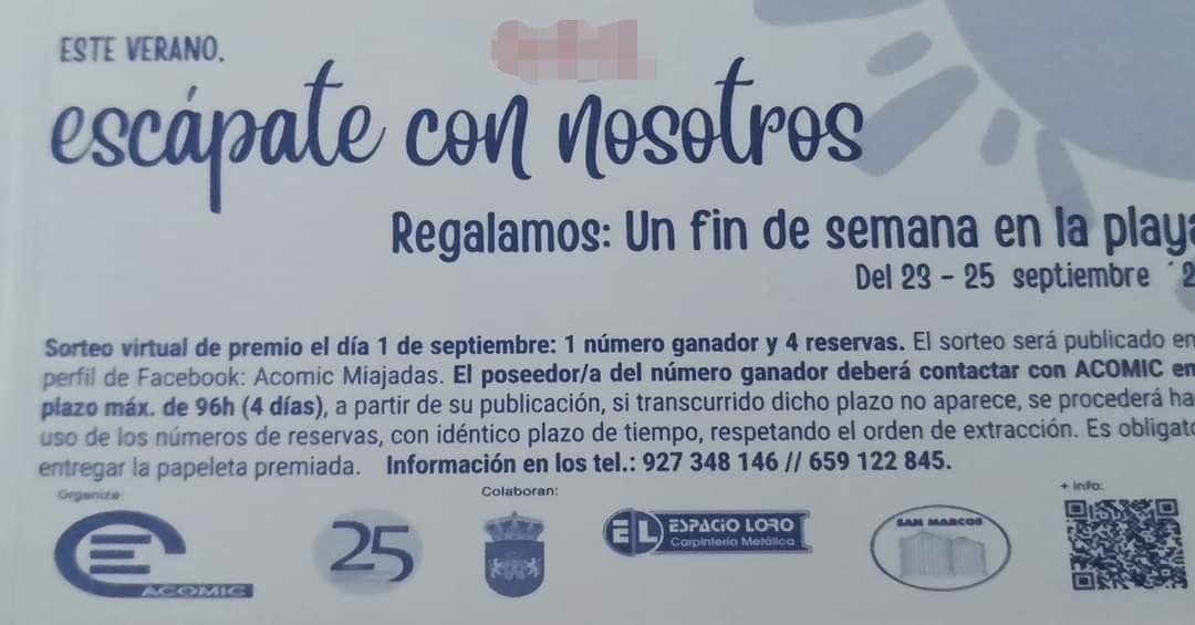 La escapada a la playa pasa a ser para el número 04666 tras no aparecer el número ganador