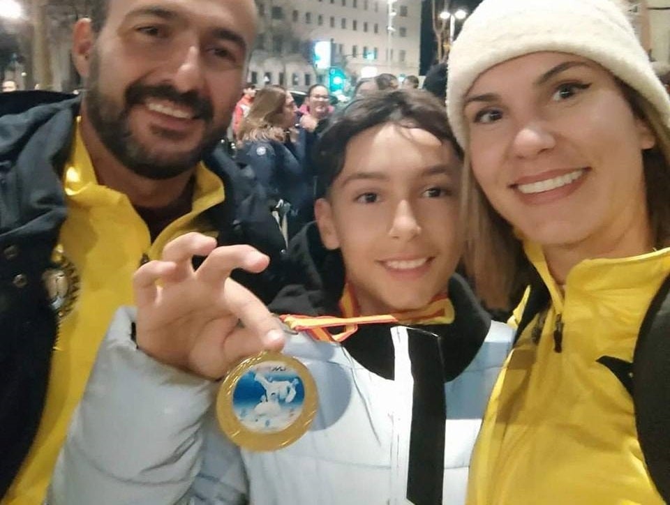 Daniel Hurtado Masa, campeón de España Karate categoría Kumite Infantil