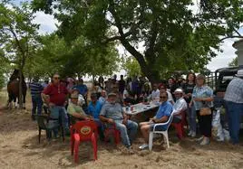 Romería de San Isidro en Miajadas el pasado año 2022