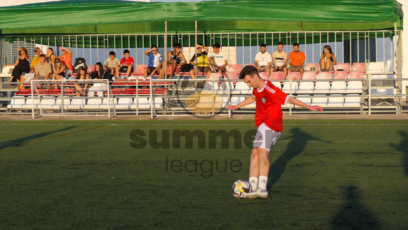 Una de las jornadas de la Summer League de Fútbol 7 2023 de Miajadas